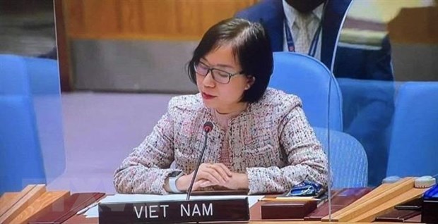 Việt Nam cam kết quản lý súng nhỏ, vũ khí nhẹ theo chương trình Liên hợp quốc Đại sứ Nguyễn Phương Trà, Phó trưởng Phái đoàn Thường trực Việt Nam tại Liên hợp quốc. Ảnh: TTXVN