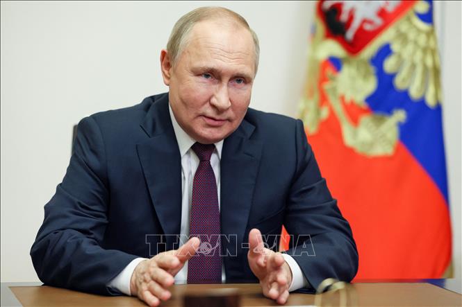  Tổng thống Nga Vladimir Putin. Ảnh: AFP/TTXVN