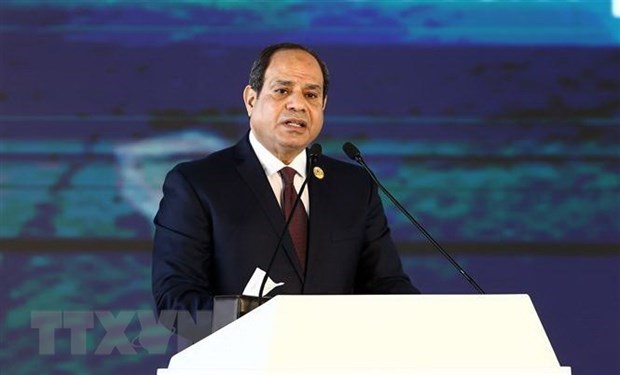 Tổng thống Ai Cập Abdel-Fattah al-Sisi. Nguồn: THX/TTXVN