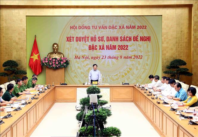 Việc xét, duyệt danh sách đặc xá cần đảm bảo chặt chẽ, minh bạch, đúng pháp luật Phó Thủ tướng Thường trực Phạm Bình Minh phát biểu. Ảnh: Phạm Kiên/TTXVN