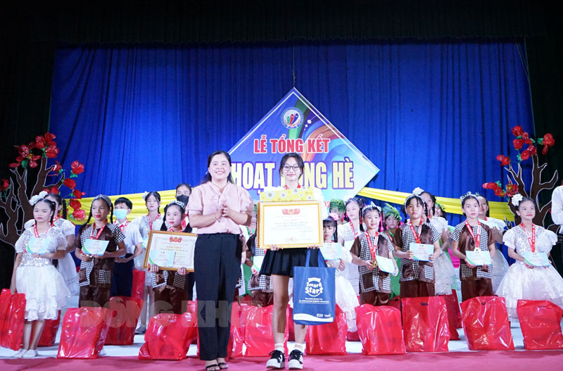 Trung tâm Hoạt động thanh thiếu nhi tỉnh tổng kết hoạt động hè 2022