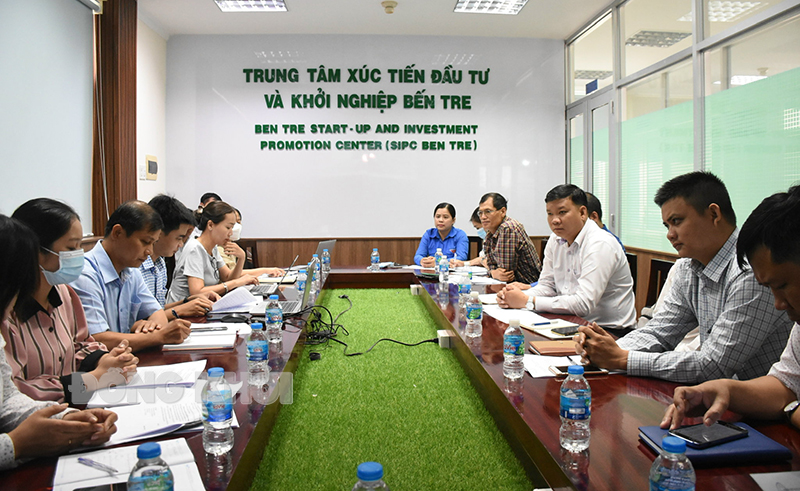 Tiến độ triển khai kế hoạch tổ chức Ngày hội đổi mới sáng tạo tỉnh Bến Tre năm 2022 Đại diện các đơn vị liên quan họp triển khai Kế hoạch tổ chức ngày hội đổi mới sáng tạo tỉnh Bến Tre năm 2022.