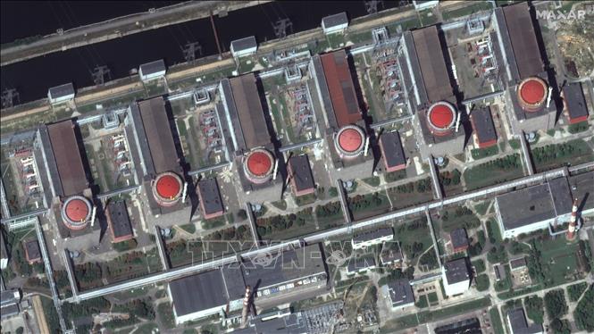 Toàn cảnh nhà máy điện hạt nhân Zaporizhzhia ở Ukraine. Ảnh: AFP/TTXVN