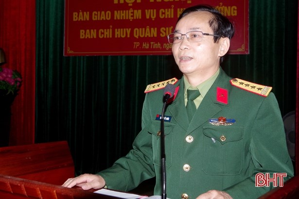 Đại tá Lê Hồng Nhân được bổ nhiệm làm Phó Tư lệnh Quân khu 4, Bộ Quốc phòng. (Nguồn: hatinhcity.gov.vn)