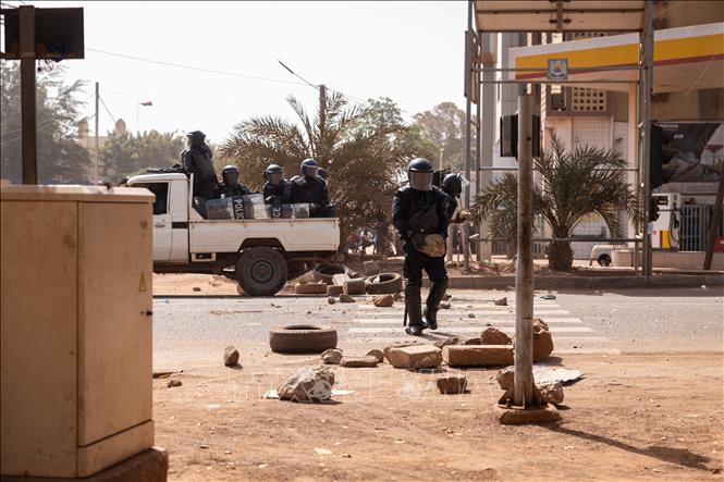 Lực lượng an ninh Burkina Faso tuần tra tại thủ đô Ouagadougou. Ảnh tư liệu: AFP/TTXVN
