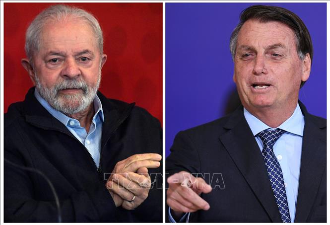 Cựu Tổng thống Brazil Lula da Silva (trái) và đương kim Tổng thống Jair Bolsonaro. Ảnh: AFP/TTXVN