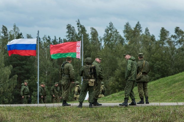 Dự kiến sẽ có 9.000 binh sĩ Nga được triển khai tại Belarus. Nguồn: Getty Images