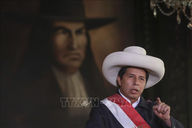 Tổng thống Peru Pedro Castillo. Ảnh: AFP/TTXVN