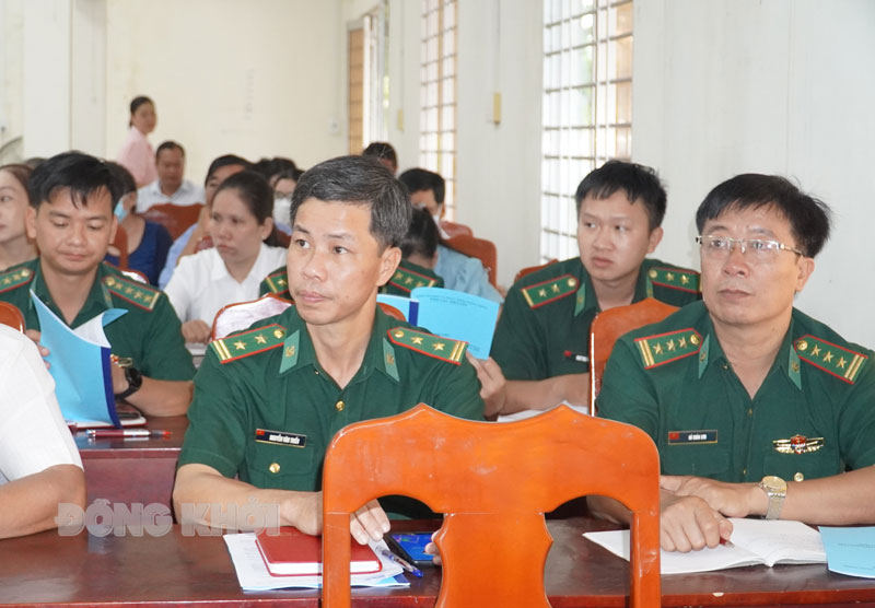 Lực lượng tham gia lớp tập huấn