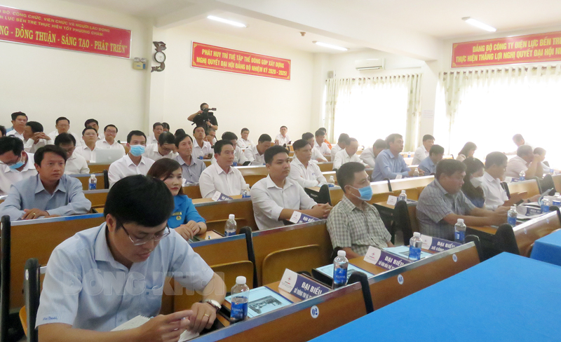 Tổng kết thực hiện phối hợp tuyên truyền thông tin ngành điện Đại biểu tham dự hội nghị.