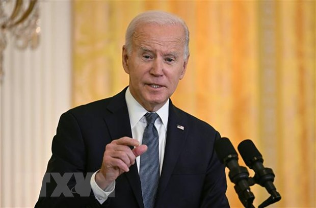 Tổng thống Mỹ Joe Biden. (Ảnh: AFP/TTXVN)