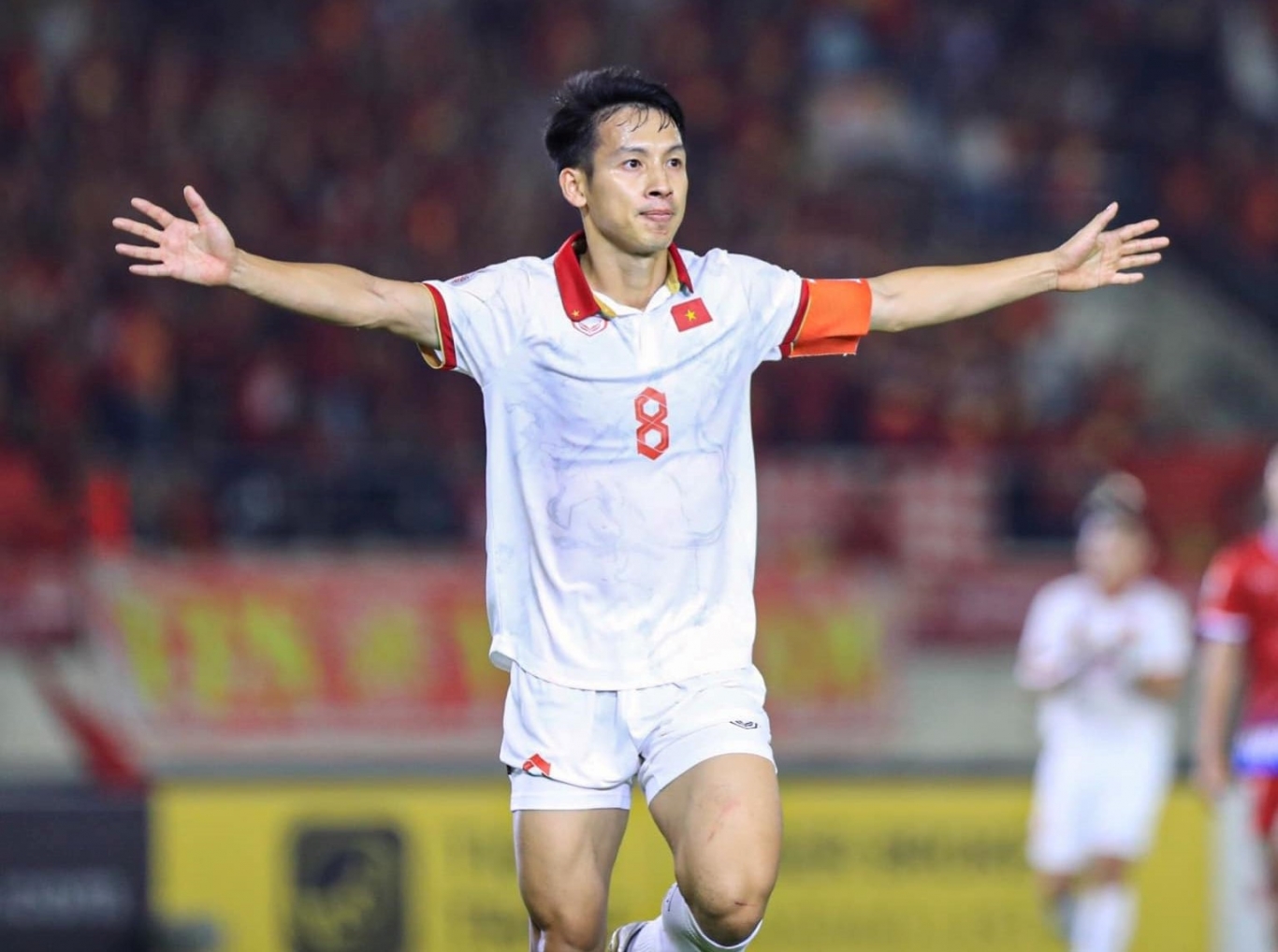 ĐT Việt Nam thắng dễ Lào ở trận ra quân AFF Cup 2022 Hùng Dũng là tác giả của bàn thắng nâng tỷ số lên 2-0 (Nguồn: CLB Hà Nội)