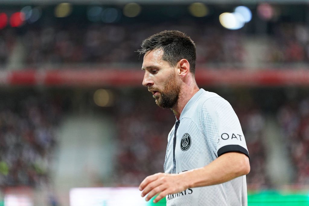 Messi cam kết tương lai tại PSG. Ảnh: GETTY