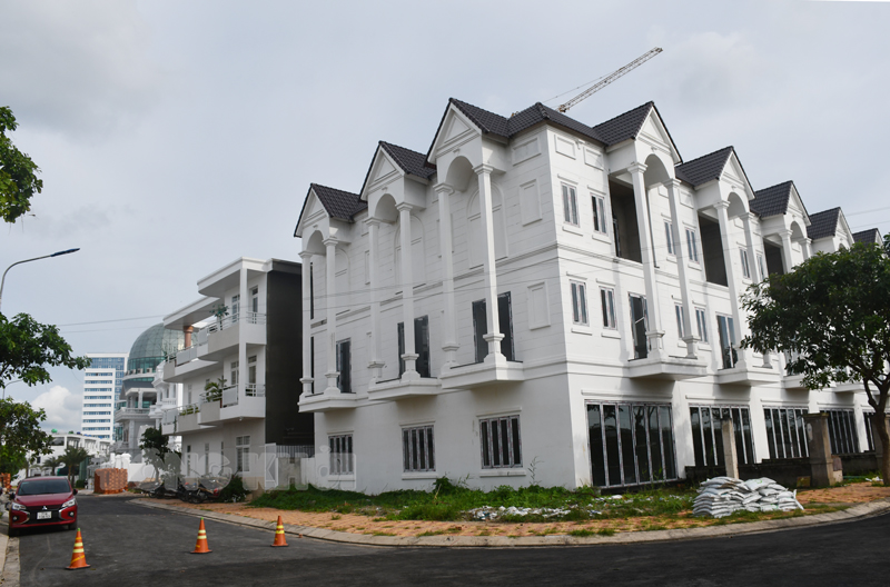 Phát triển đô thị ở TP. Bến Tre. Ảnh: Hữu Hiệp