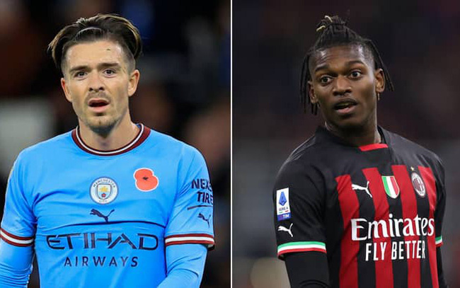 Man City tính trao đổi Grealish lấy Rafael Leao của AC Milan