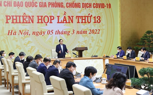 Chính phủ vững vàng tay chèo, vượt qua sóng cả, gặt hái thành công Thủ tướng Phạm Minh Chính chủ trì phiên họp lần thứ 13 Ban Chỉ đạo Quốc gia phòng, chống dịch COVID-19. Ảnh: Dương Giang/TTXVN