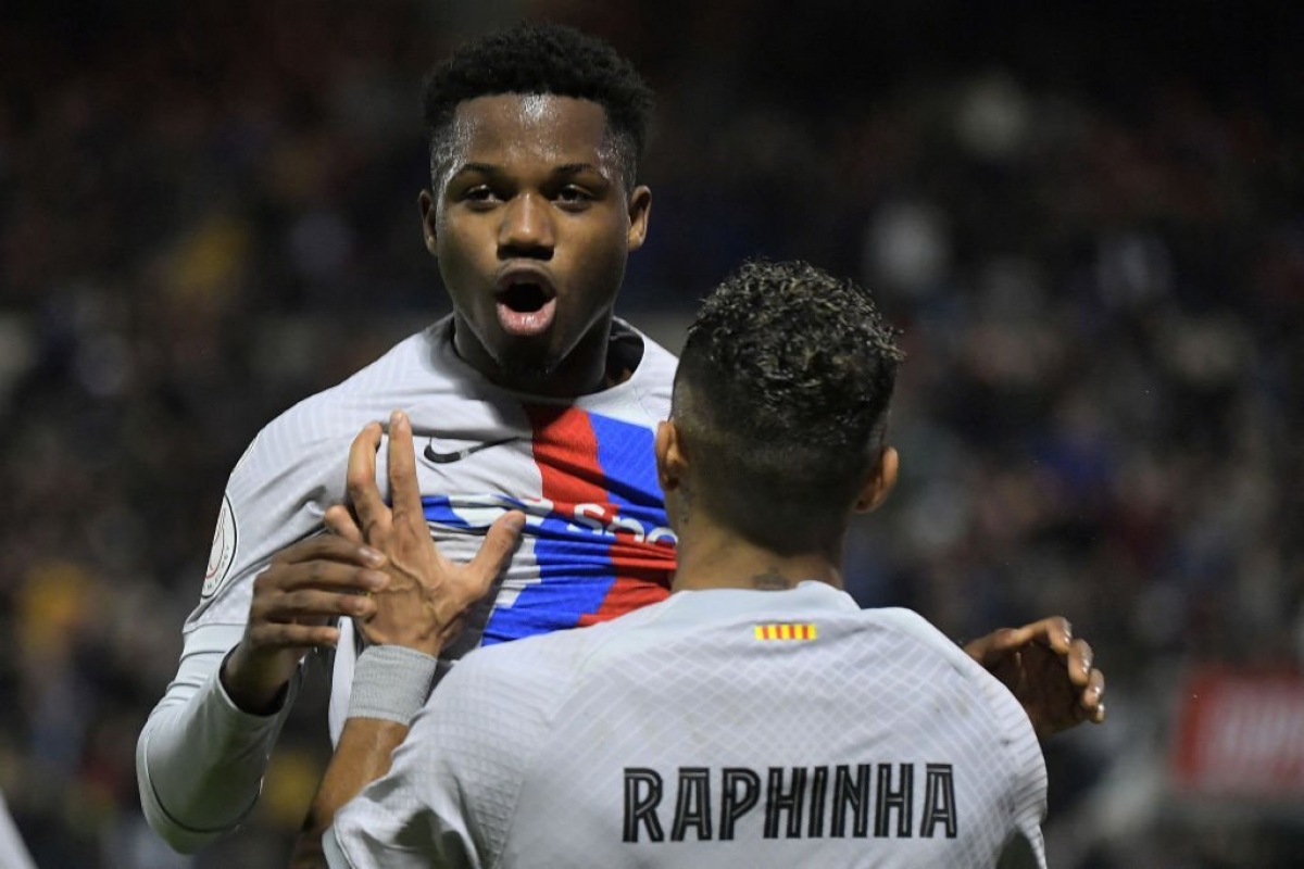 Barca nhọc nhằn đánh bại Intercity. Ảnh: Getty