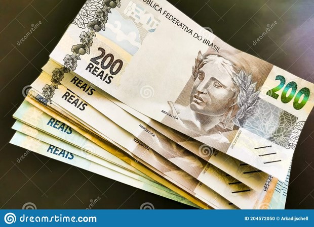 Bộ trưởng Kinh tế Brazil phủ nhận đề xuất về đồng tiền chung MERCOSUR Đồng real Brazil. (Nguồn: The Dreamstime)