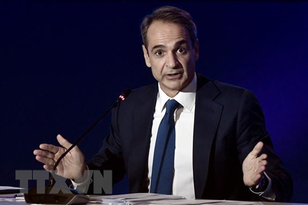 Thủ tướng Hy Lạp Kyriakos Mitsotakis. Ảnh: AFP/TTXVN