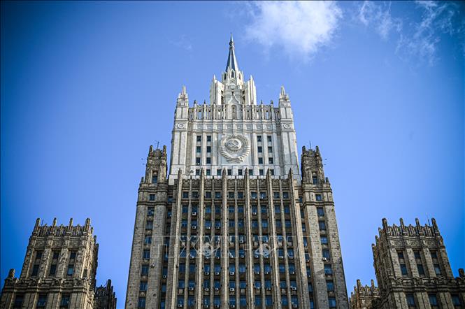 Trụ sở Bộ Ngoại giao Nga ở Moskva. Ảnh: AFP/TTXVN