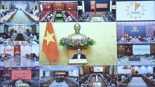 Thủ tướng Phạm Minh Chính chủ trì Phiên họp. Ảnh: Dương Giang/TTXVN