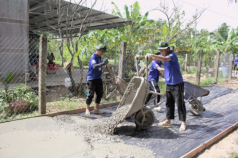 Các phong trào của Đoàn thanh niên là môi trường tốt để đoàn viên, thanh niên được giáo dục, rèn luyện, trưởng thành về mọi mặt. Ảnh: Tỉnh đoàn