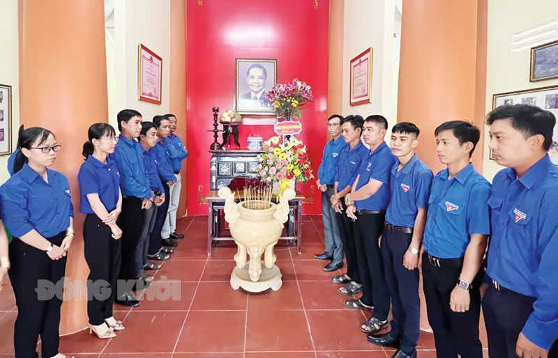 Tuổi trẻ huyện Bình Đại tự hào và tiếp nối truyền thống cụ Huỳnh Tấn Phát.