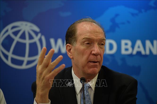 Chủ tịch WB thông báo kế hoạch từ chức Chủ tịch Ngân hàng Thế giới (WB) David Malpass . Ảnh: AFP/TTXVN