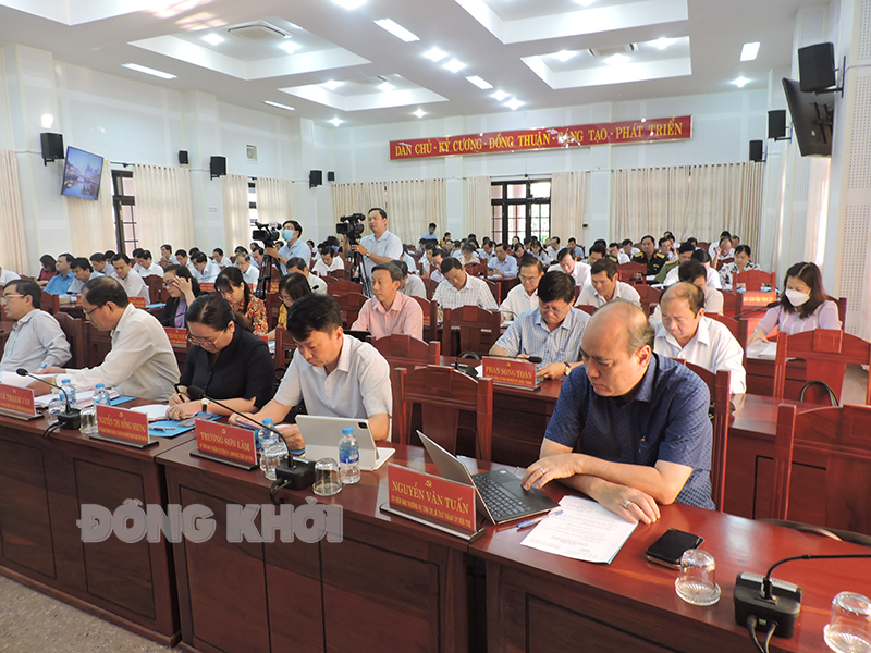 Triển khai, quán triệt quy định, quyết định, hướng dẫn của Trung ương về công tác kiểm tra, giám sát của Đảng Đại biểu tham dự hội nghị.