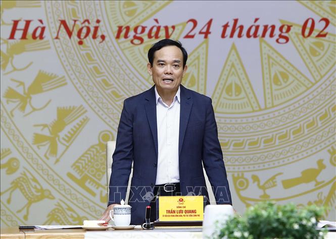 Phó thủ tướng Trần Lưu Quang: Cần hạn chế tối đa việc giao chủ đầu tư cho cấp xã Phó thủ tướng Trần Lưu Quang phát biểu. Ảnh: An Đăng/TTXVN