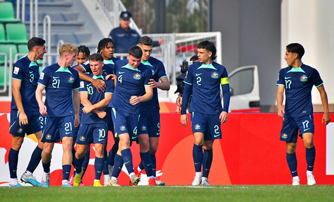 U20 Australia đánh bại U20 Iran - Ảnh: AFC