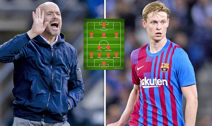 Tin chuyển nhượng 7-3-2023: De Jong gia nhập 'gã khổng lồ', Messi chốt tương lai? Mùa Hè năm ngoái, De Jong cũng suýt chút nữa đã chuyển tới Ngoại hạng Anh chơi bóng trong màu áo MU. Ảnh: internet