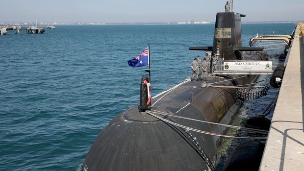 Một chiếc tàu ngầm của Hải quân Hoàng gia Australia. Ảnh: EPA