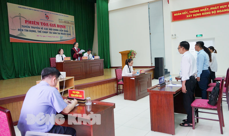 Đoàn Khối Cơ quan - Doanh nghiệp tỉnh tổ chức phiên tòa giả định