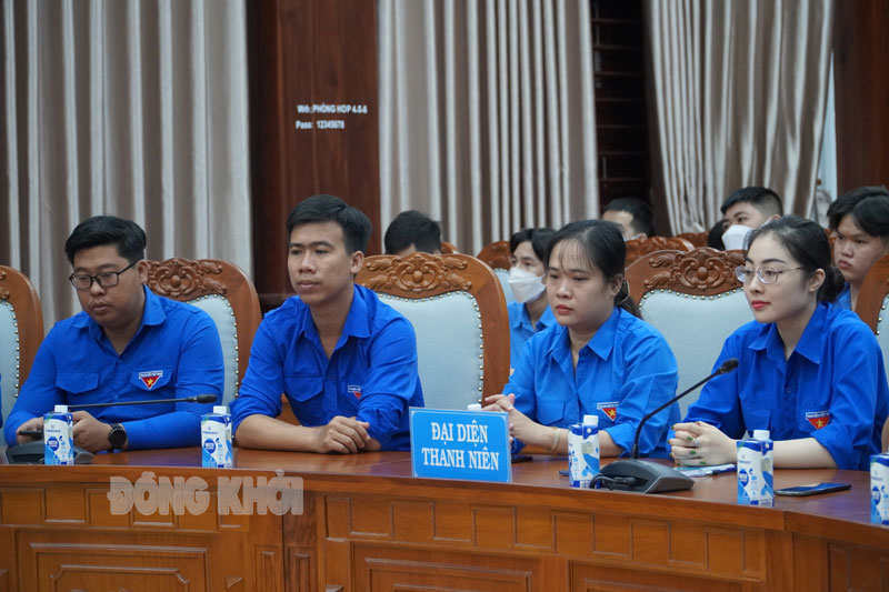 Thanh niên tỉnh tham dự hội nghị đối thoại 