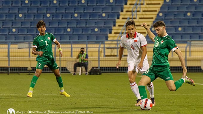 U23 Việt Nam đã mắc rất sai lầm trong trận đấu với U23 Iraq