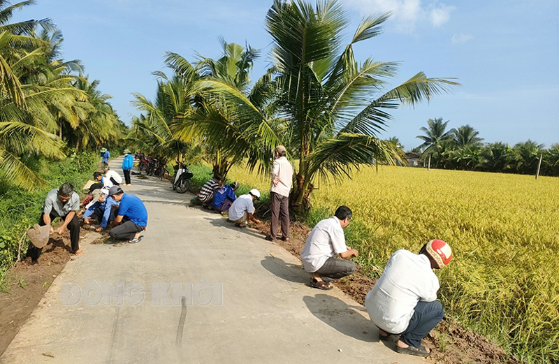 Phát huy vai trò chủ thể của người dân trong xây dựng nông thôn mới Ngày Chủ nhật nông thôn mới ngày càng thu hút đông đảo người dân tham gia.