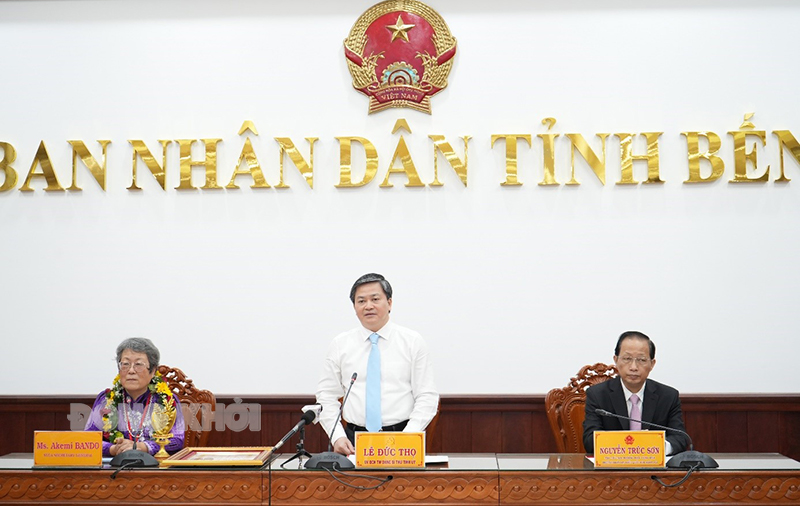 Phát biểu của Ủy viên Trung ương Đảng - Bí thư Tỉnh ủy Lê Đức Thọ.