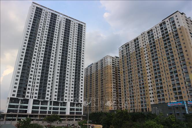Phê duyệt Đề án Đầu tư xây dựng ít nhất 1 triệu căn hộ nhà ở xã hội Cụm chung cư cao tầng tại xã An Khánh, huyện Hoài Đức (Hà Nội). Ảnh tư liệu: Mạnh Khánh/TTXVN