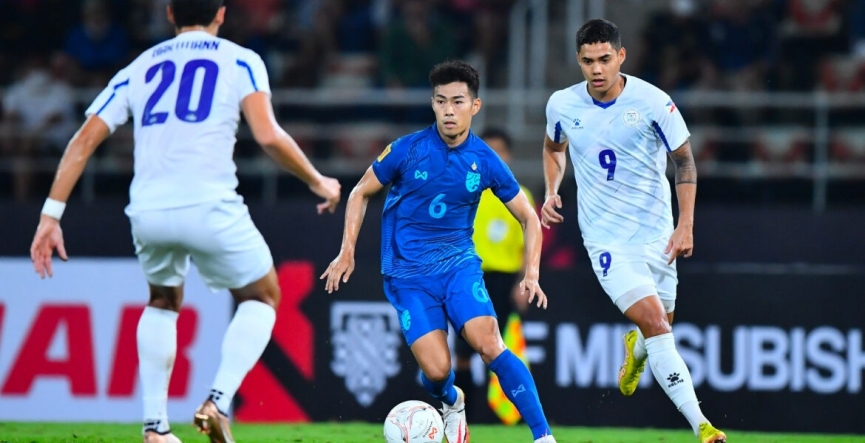 Thái Lan đánh bại Philippines 4-0 ở vòng bảng AFF Cup 2022 (Ảnh: FAT)