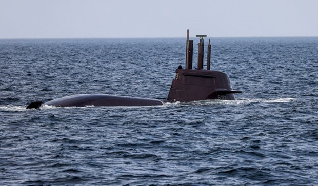 Tàu ngầm USS Florida. (Nguồn: AFP)