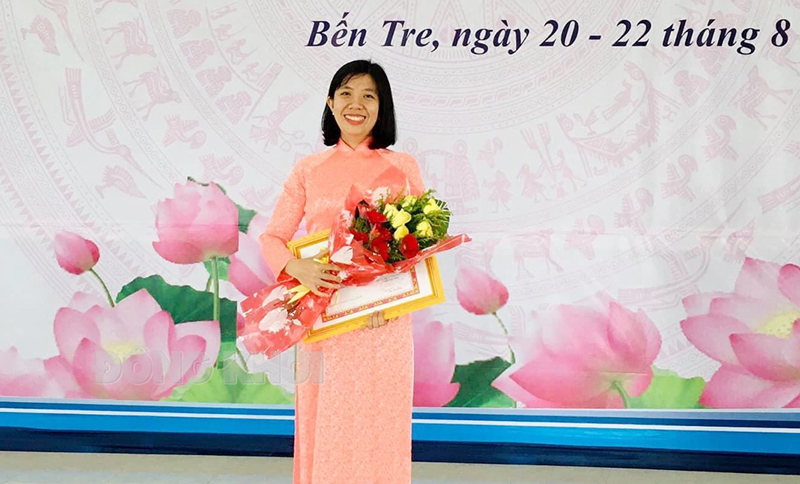 Bí thư thị trấn Đoàn Châu Thành Ngô Lê Phương Linh luôn tham gia tốt các phong trào do Đảng ủy cấp trên phát động.