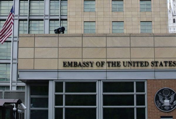Đại sứ quán Mỹ tại Nga. (Nguồn: AP)