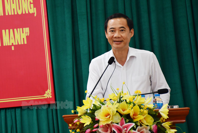 Đồng chí Nguyễn Thái Học - Phó Trưởng Ban Nội chính Trung ương quán triệt nội dung cốt lõi của tác phẩm.