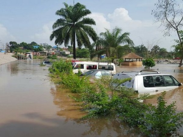 Lũ lụt ở CHDC Congo. Ảnh tư liệu: bbc.com