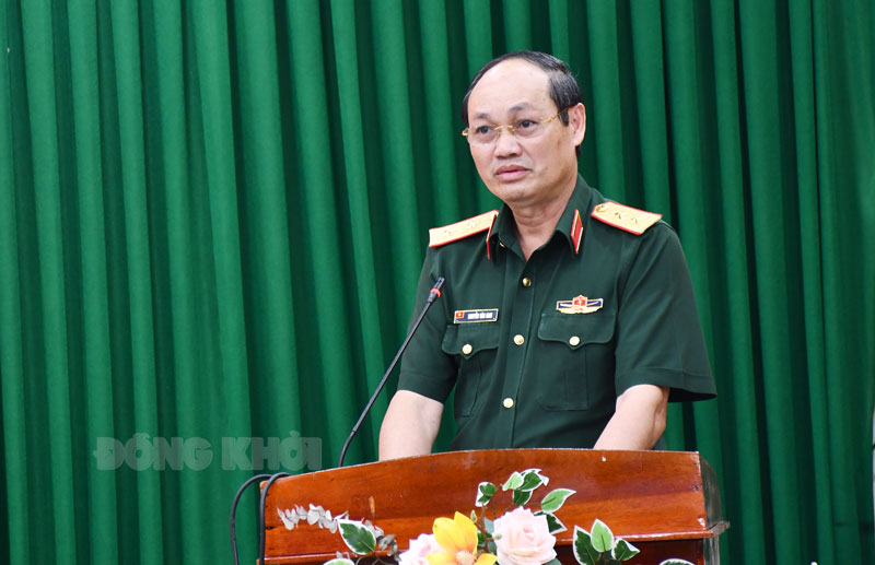 Phát biểu của Trung tướng Nguyễn Văn Nam, Ủy viên Ban Thường vụ Thành ủy - Tư lệnh Bộ Tư lệnh TP. Hồ Chí Minh.