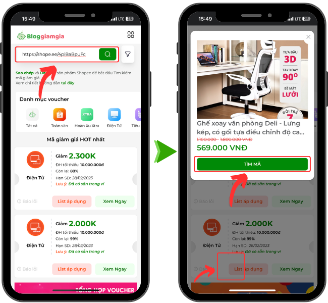 Bất ngờ với cách lấy mã giảm giá Shopee cho từng sản phẩm trên Bloggiamgia.vn