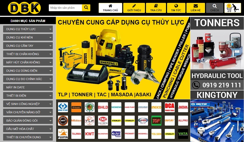DBK Việt Nam - Nhà cung cấp dụng cụ thủy lực, thiết bị công nghiệp chất lượng
