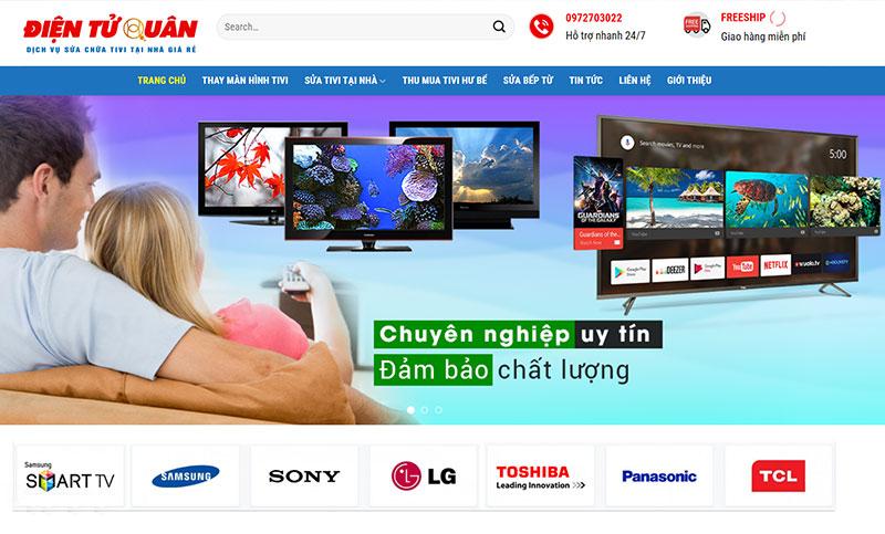 Điện tử Quân - Hỗ trợ sửa tivi tại nhà ở TP. Hồ Chí Minh uy tín chất lượng hàng đầu