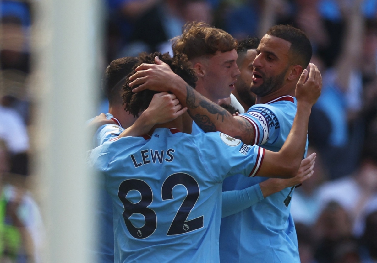 Dù chơi bằng đội hình B nhưng Man City vẫn giành chiến thắng 1-0 trước Chelsea. (Ảnh: Reuters)